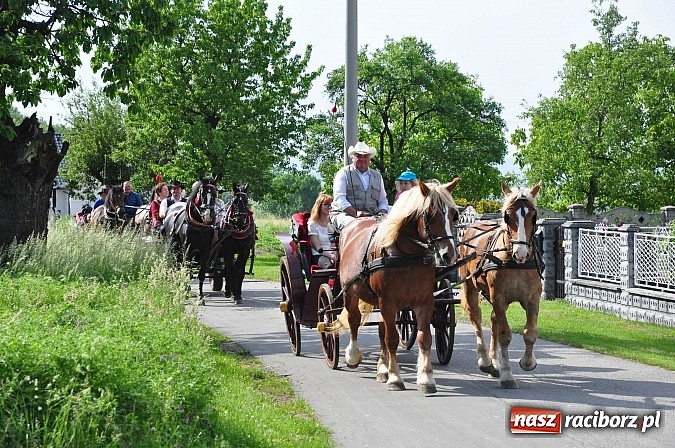 Zdjęcie w galerii na portalu naszraciborz.pl: W Brzeziu jak co roku szli ze świętym Urbanem wiadomości z regionu