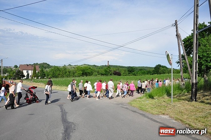 Zdjęcie w galerii na portalu naszraciborz.pl: W Brzeziu jak co roku szli ze świętym Urbanem wiadomości z regionu