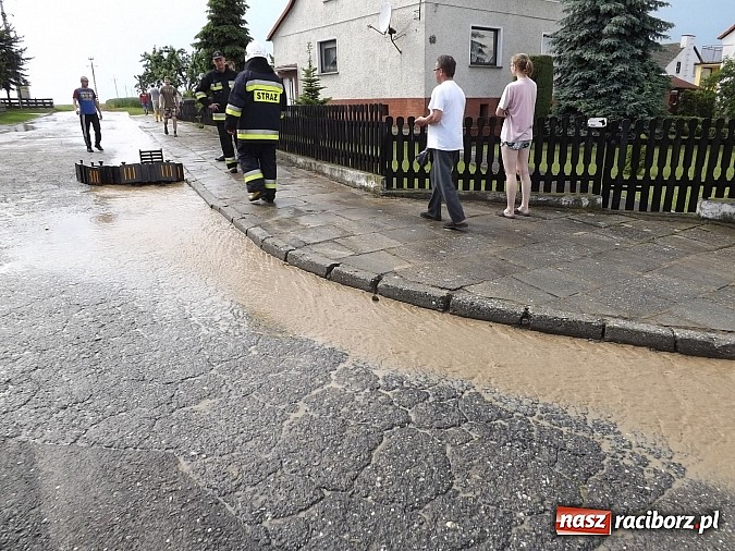 Zdjęcie w galerii na portalu naszraciborz.pl: Sobieskiego zalana drugi raz w ciągu doby  wiadomości z regionu