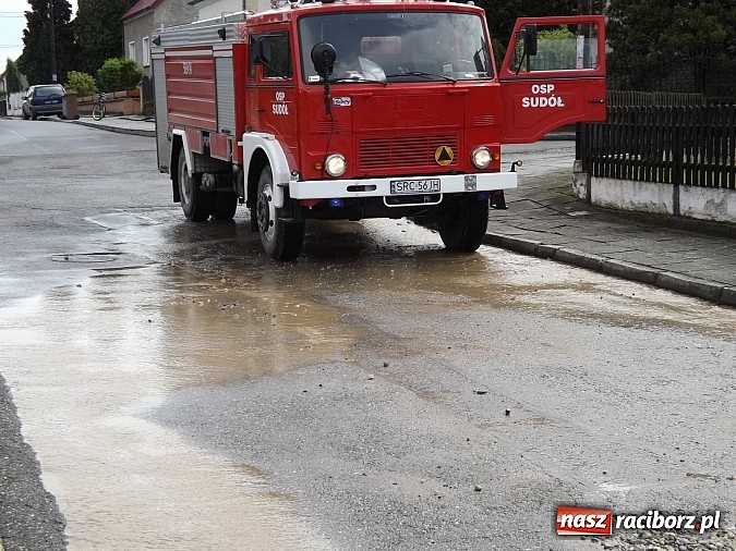 Zdjęcie w galerii na portalu naszraciborz.pl: Sobieskiego zalana drugi raz w ciągu doby  wiadomości z regionu
