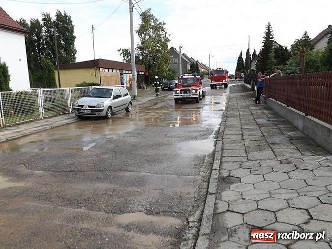 Zdjęcie w galerii na portalu naszraciborz.pl: Sobieskiego zalana drugi raz w ciągu doby  wiadomości z regionu