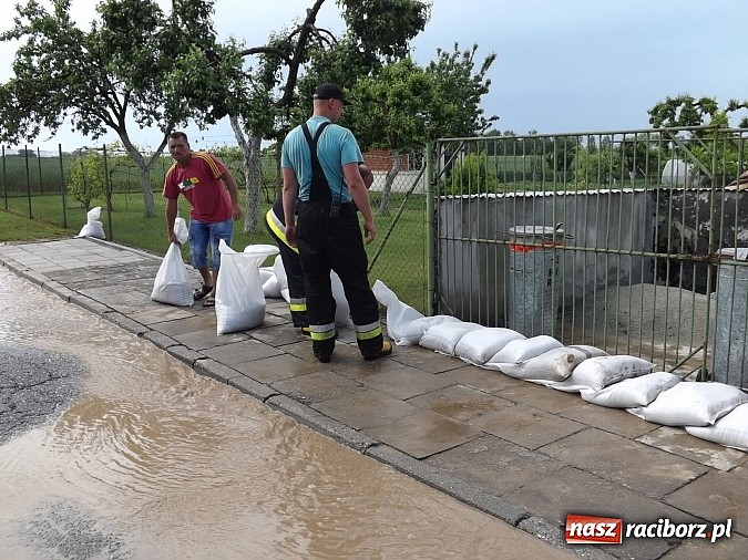 Zdjęcie w galerii na portalu naszraciborz.pl: Sobieskiego zalana drugi raz w ciągu doby  wiadomości z regionu