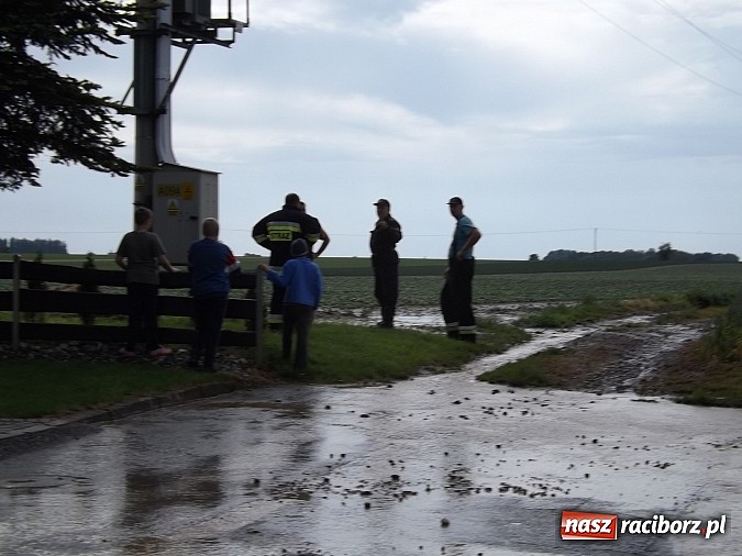 Zdjęcie w galerii na portalu naszraciborz.pl: Sobieskiego zalana drugi raz w ciągu doby  wiadomości z regionu