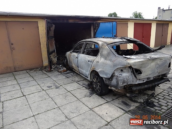 Zdjęcie w galerii na portalu naszraciborz.pl: Pożar garażu przy Częstochowskiej - zobacz wideo nadesłane przez Czytelnika wiadomości z regionu