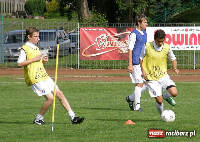 Zdjęcie w galerii na portalu naszraciborz.pl: Potrenowali i zagrali wiadomości z regionu