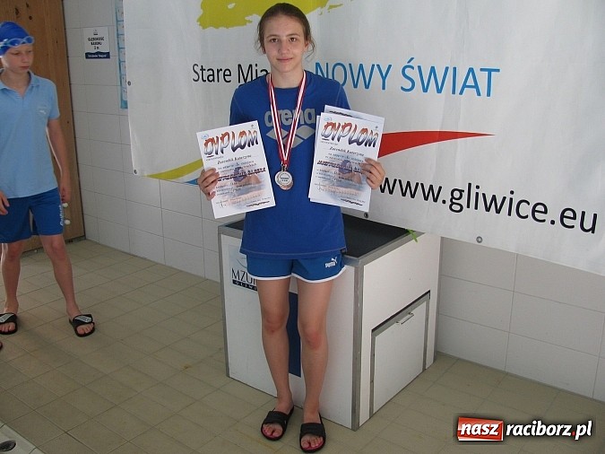 Zdjęcie w galerii na portalu naszraciborz.pl: Pływanie. Kasia z czterema medalami  wiadomości z regionu