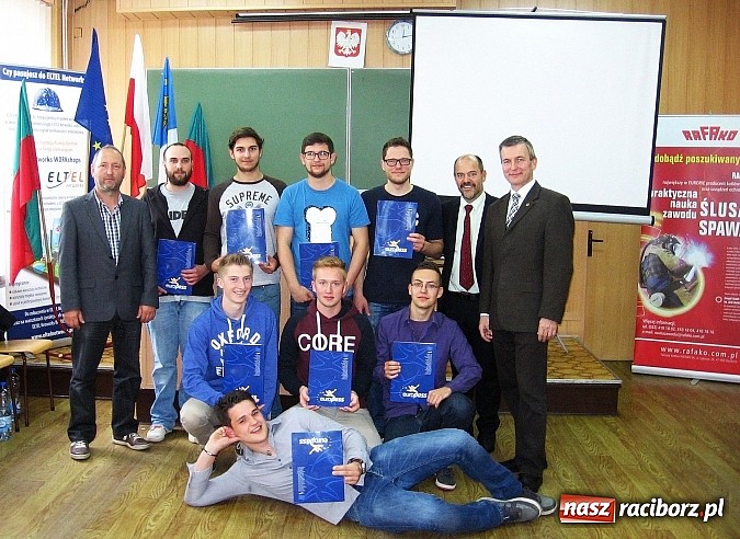 Zdjęcie w galerii na portalu naszraciborz.pl: Młodzi Niemcy na praktyce zawodowej w Raciborzu wiadomości z regionu