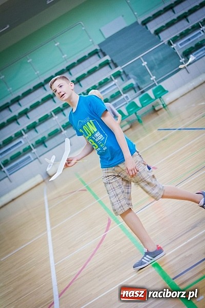 Zdjęcie w galerii na portalu naszraciborz.pl: X Halowe Zawody Szybowc&oacute;w Styropianowych wiadomości z regionu