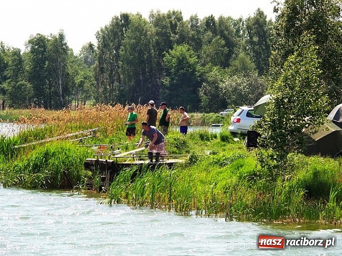Zdjęcie w galerii na portalu naszraciborz.pl: Ryba brała na wędkarskim Dniu Dziecka na Babiczoku wiadomości z regionu
