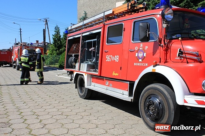 Zdjęcie w galerii na portalu naszraciborz.pl: Gminne ćwiczenia OSP: Pożar w ZSP w Borucinie, poszkodowana nauczycielka wiadomości z regionu