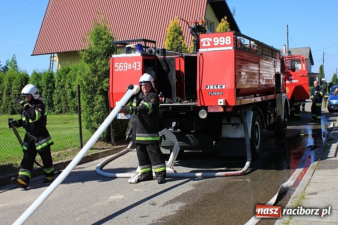 Zdjęcie w galerii na portalu naszraciborz.pl: Gminne ćwiczenia OSP: Pożar w ZSP w Borucinie, poszkodowana nauczycielka wiadomości z regionu