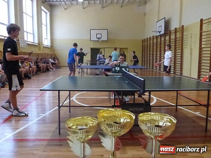 Zdjęcie w galerii na portalu naszraciborz.pl: XIV Turniej Tenisa Stołowego o Puchar Dyrektora G5 wiadomości z regionu