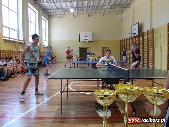 Zdjęcie w galerii na portalu naszraciborz.pl: XIV Turniej Tenisa Stołowego o Puchar Dyrektora G5 wiadomości z regionu
