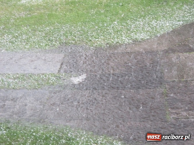 Zdjęcie w galerii na portalu naszraciborz.pl: Burza i potężne gradobicie w Rudach  wiadomości z regionu