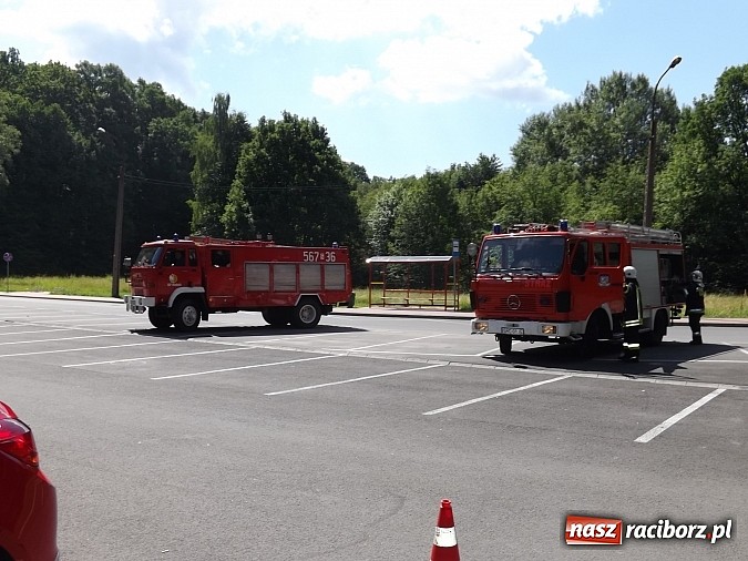 Zdjęcie w galerii na portalu naszraciborz.pl: Pożar lasu Obora, poszkodowany strażak. Na szczęście to tylko ćwiczenia wiadomości z regionu