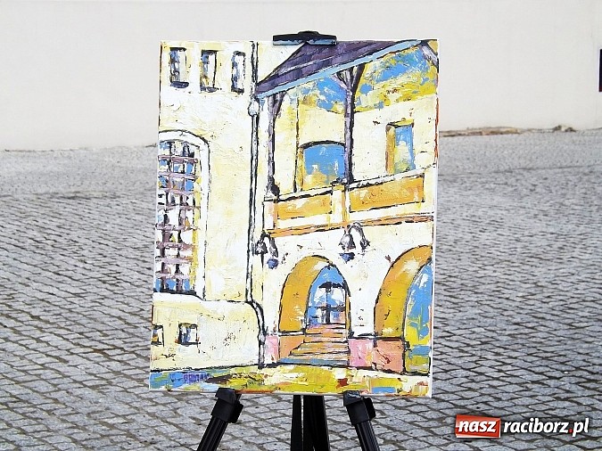 Zdjęcie w galerii na portalu naszraciborz.pl: Na zamku trwa plener artystyczny wiadomości z regionu