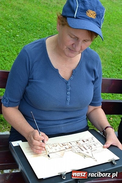 Zdjęcie w galerii na portalu naszraciborz.pl: Na zamku trwa plener artystyczny wiadomości z regionu