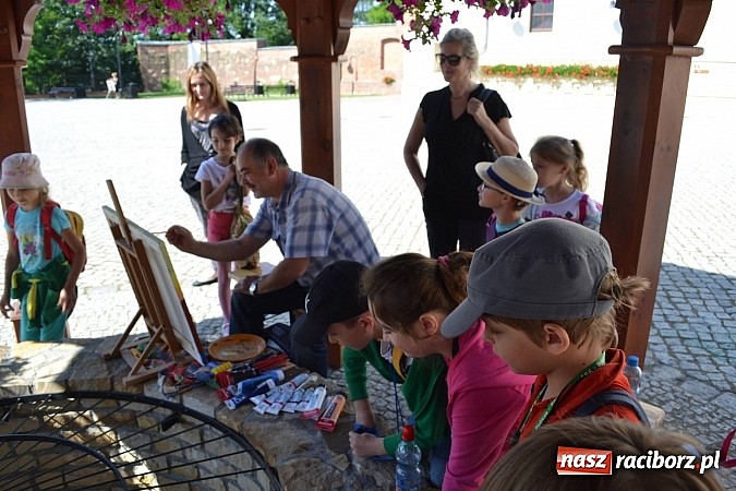 Zdjęcie w galerii na portalu naszraciborz.pl: Na zamku trwa plener artystyczny wiadomości z regionu