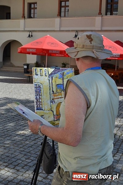 Zdjęcie w galerii na portalu naszraciborz.pl: Na zamku trwa plener artystyczny wiadomości z regionu