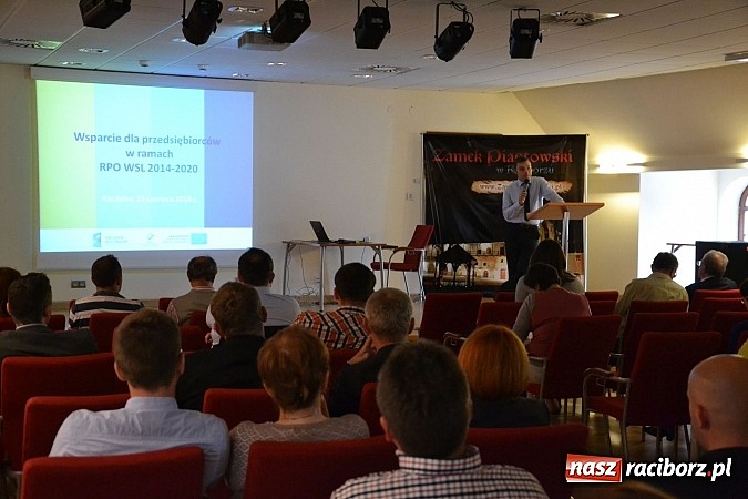 Zdjęcie w galerii na portalu naszraciborz.pl: Na zamku o pozyskiwaniu środków unijnych w latach 2014-2020 wiadomości z regionu