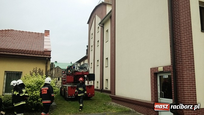 Zdjęcie w galerii na portalu naszraciborz.pl: Strażacy ratowali boćka z gniazda na kominie w Pietrowicach Wielkich wiadomości z regionu