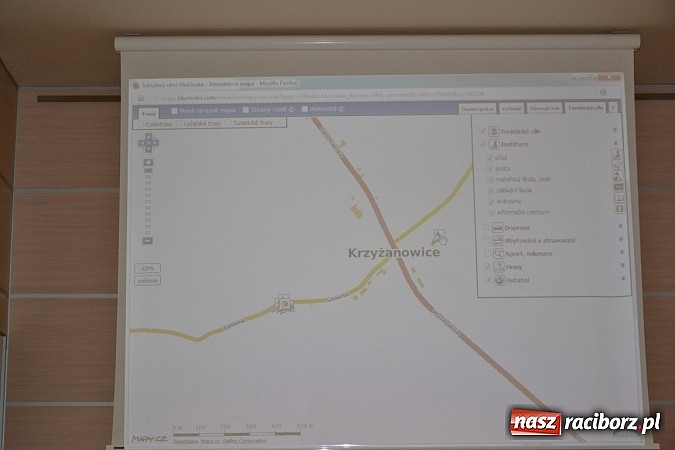 Zdjęcie w galerii na portalu naszraciborz.pl: W tworkowskim Centrum Kultury zaprezentowano nowy portal mapowy wiadomości z regionu