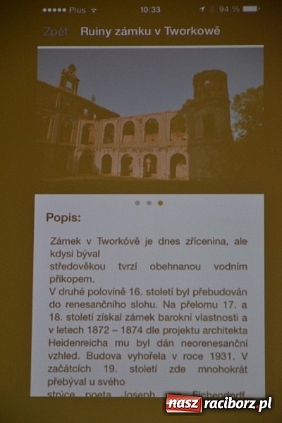 Zdjęcie w galerii na portalu naszraciborz.pl: W tworkowskim Centrum Kultury zaprezentowano nowy portal mapowy wiadomości z regionu