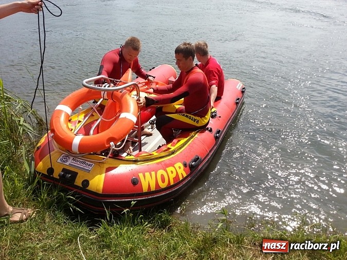 Zdjęcie w galerii na portalu naszraciborz.pl: Wspólne ćwiczenia WOPR i straży pożarnej  wiadomości z regionu