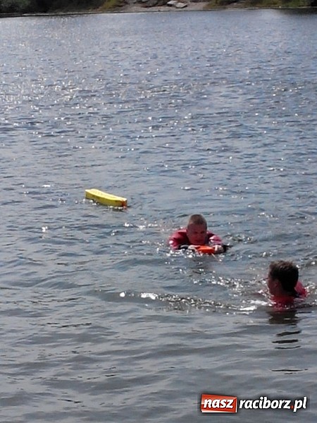 Zdjęcie w galerii na portalu naszraciborz.pl: Wspólne ćwiczenia WOPR i straży pożarnej  wiadomości z regionu