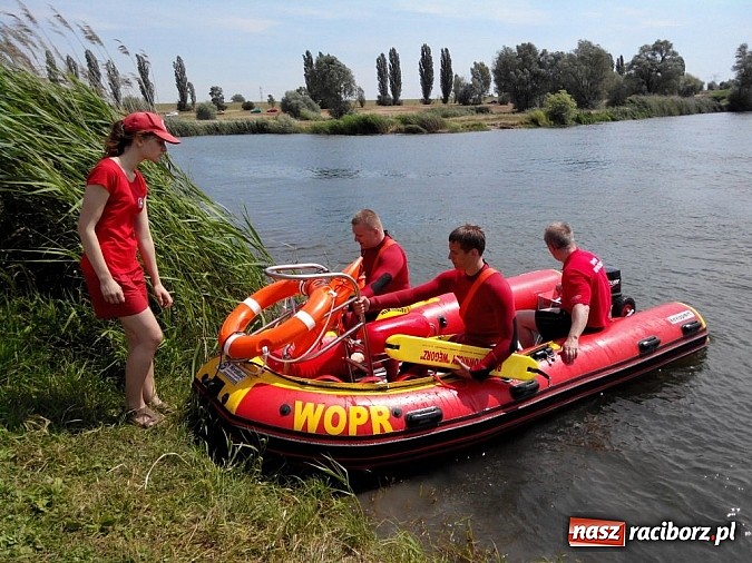 Zdjęcie w galerii na portalu naszraciborz.pl: Wspólne ćwiczenia WOPR i straży pożarnej  wiadomości z regionu