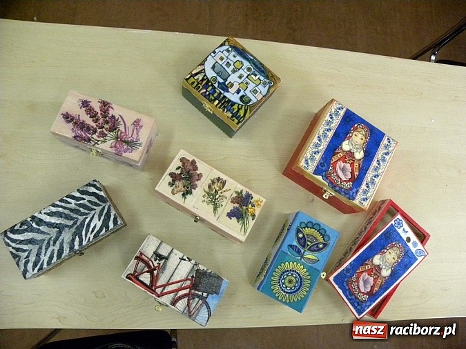 Zdjęcie w galerii na portalu naszraciborz.pl: Mała akademia sztuki: Tym razem decoupage wiadomości z regionu