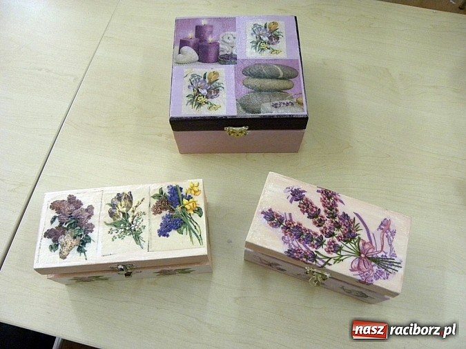 Zdjęcie w galerii na portalu naszraciborz.pl: Mała akademia sztuki: Tym razem decoupage wiadomości z regionu