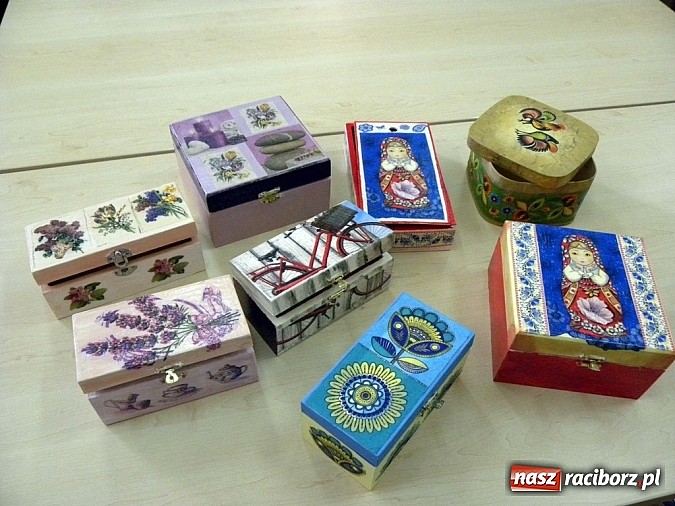 Zdjęcie w galerii na portalu naszraciborz.pl: Mała akademia sztuki: Tym razem decoupage wiadomości z regionu
