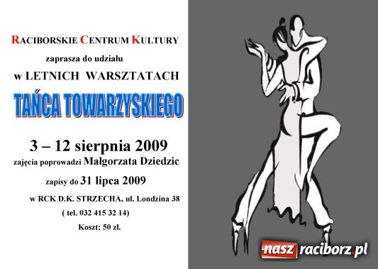 Zdjęcie w galerii na portalu naszraciborz.pl: Wakacyjne warsztaty tańca wiadomości z regionu