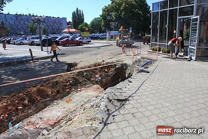 Zdjęcie w galerii na portalu naszraciborz.pl: Prace na ulicy Nowej idą pełną parą wiadomości z regionu