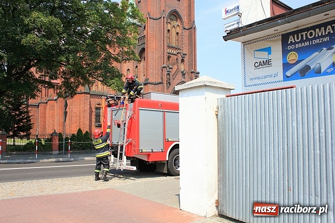 Zdjęcie w galerii na portalu naszraciborz.pl: Kolizja na Kozielskiej. Skoda wjechała w golfa wiadomości z regionu