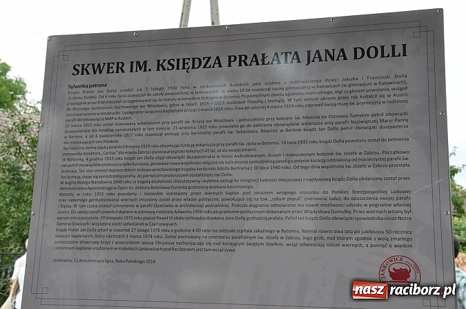 Zdjęcie w galerii na portalu naszraciborz.pl: Jankowice Rudzkie mają już 750 lat. Na urodzinach pojawił się aktor z M jak miłość wiadomości z regionu