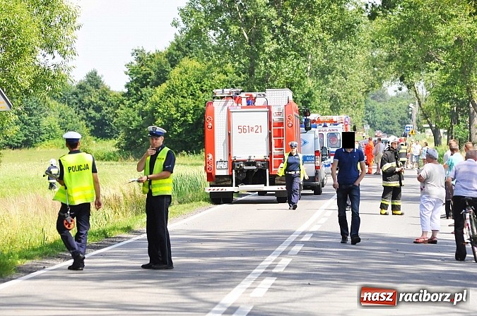 Zdjęcie w galerii na portalu naszraciborz.pl: 29-latek na motocyklu suzuki ranny na DW 919 na wysokości Małej Nędzy wiadomości z regionu