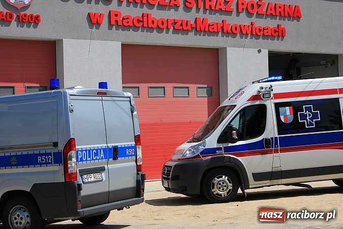 Zdjęcie w galerii na portalu naszraciborz.pl: Wypadek na budowie nowej remizy w Markowicach wiadomości z regionu