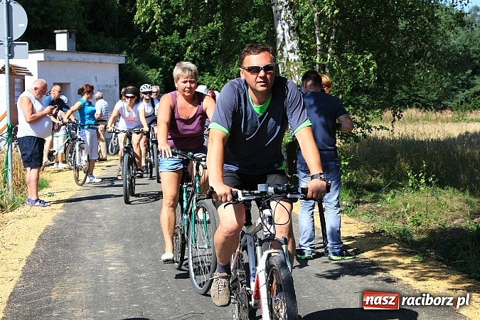 Zdjęcie w galerii na portalu naszraciborz.pl: Otwarto nową ścieżkę rowerową w Borucinie! wiadomości z regionu