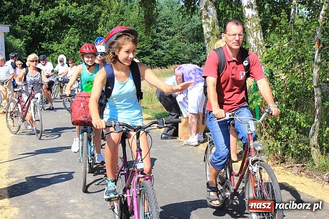 Zdjęcie w galerii na portalu naszraciborz.pl: Otwarto nową ścieżkę rowerową w Borucinie! wiadomości z regionu