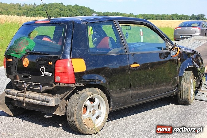 Zdjęcie w galerii na portalu naszraciborz.pl: Szonowice: ciężarowe volvo zderzyło się z lupo wiadomości z regionu