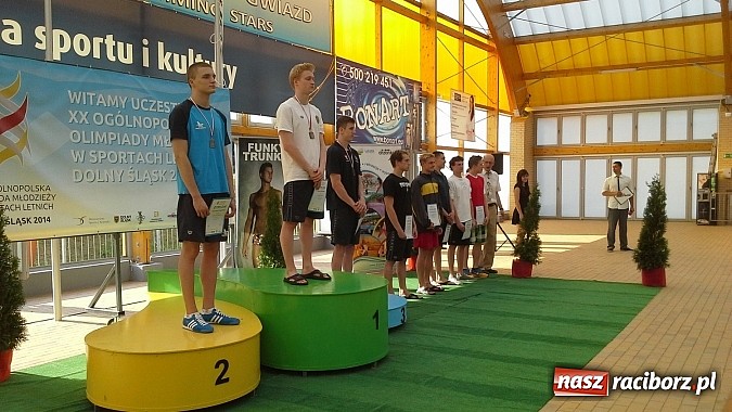 Zdjęcie w galerii na portalu naszraciborz.pl: Pływanie. Złota Kasia, srebrny Krzysztof, brązowa Ola wiadomości z regionu