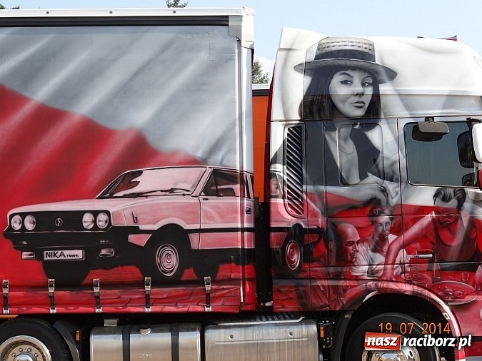 Zdjęcie w galerii na portalu naszraciborz.pl: Tłumy na zlocie Master Truck 2014 wiadomości z regionu