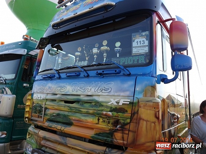 Zdjęcie w galerii na portalu naszraciborz.pl: Tłumy na zlocie Master Truck 2014 wiadomości z regionu