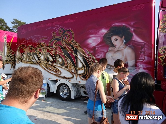 Zdjęcie w galerii na portalu naszraciborz.pl: Tłumy na zlocie Master Truck 2014 wiadomości z regionu