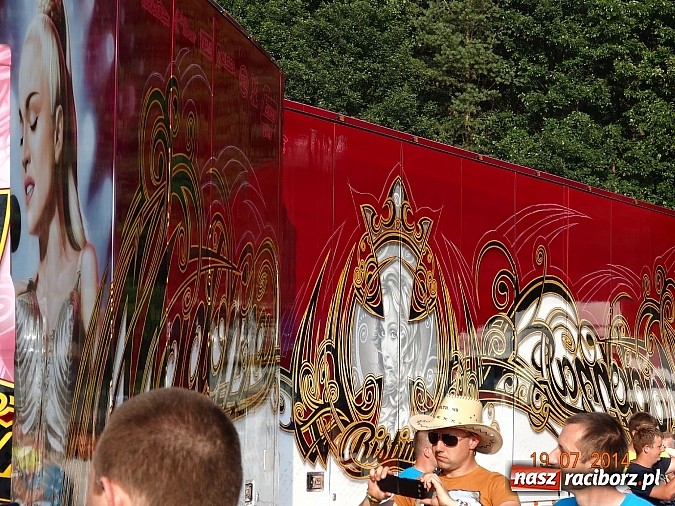 Zdjęcie w galerii na portalu naszraciborz.pl: Tłumy na zlocie Master Truck 2014 wiadomości z regionu