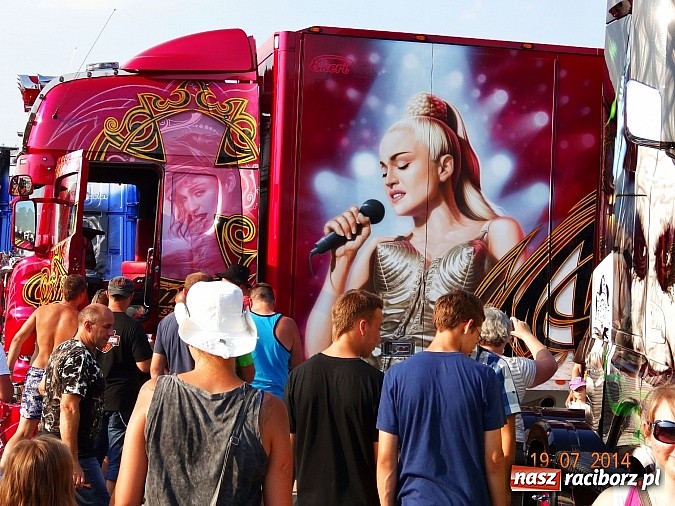 Zdjęcie w galerii na portalu naszraciborz.pl: Tłumy na zlocie Master Truck 2014 wiadomości z regionu