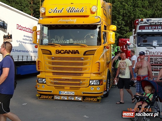 Zdjęcie w galerii na portalu naszraciborz.pl: Tłumy na zlocie Master Truck 2014 wiadomości z regionu