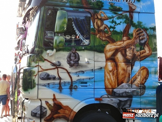 Zdjęcie w galerii na portalu naszraciborz.pl: Tłumy na zlocie Master Truck 2014 wiadomości z regionu